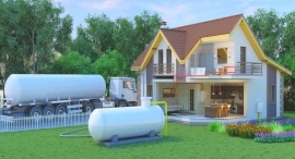 Газгольдер для частного дома в Уфе под ключ Автономная газификация в Уфе
